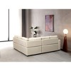 82.30" Convertible L-Shaped Sleeper Sectional Sofa with Pull-Out Bed & Storage Seat - 2 of 4