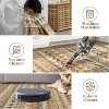 Runner Rug Vintage Distressed Geometric Hallway Carpet Machine Washable Non-Slip - 3 of 4