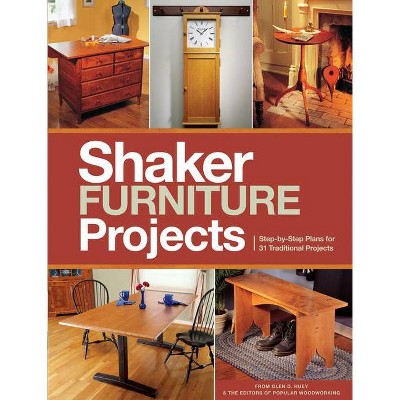 Shaker Furniture Projects - by  Popular Woodworking (Paperback)