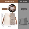 Crossbody Purses for Women Vegan Leather Bucket Bag Fashion Ladies Crossbody Handbag Shoulder Purse with Multi Pockets - 4 of 4