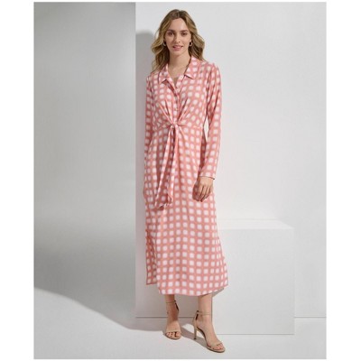 Calvin Klein Womens Printed Shirt Dress