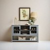 NicBex Sideboard Buffet Cabinet with Storage and Bottom Dhelf Modern Storage Cabinet with 2 Doors for Kitchen,Living Room,Gray - 4 of 4