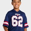Boys' Marvel Spider-Man Mesh Football Jersey - Red/White/Navy Blue - 2 of 4