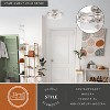 VAXCEL Addison 15-in W Satin Nickel Semi Flush Mount Ceiling Light Clear Glass - 2 of 4