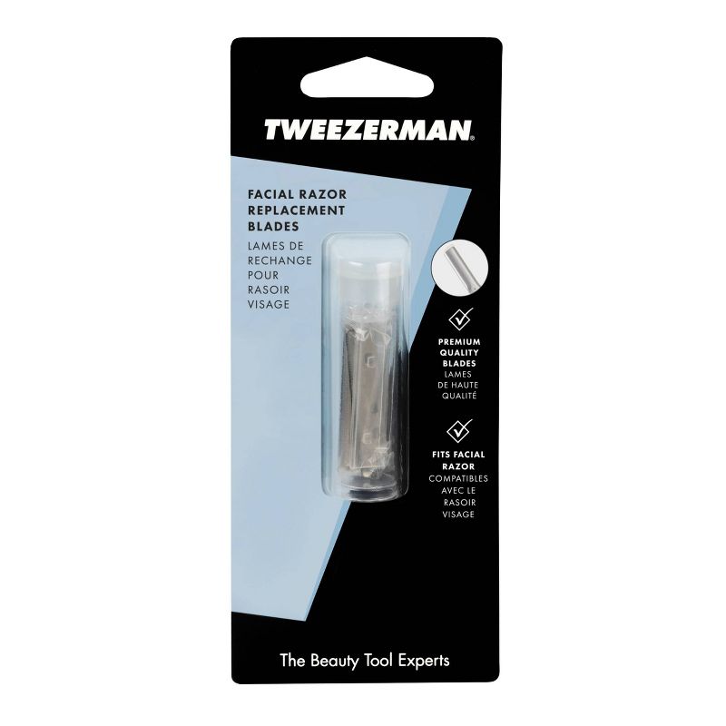 Tweezerman Facial Razor Blades Refill - 4ct, 3 of 7