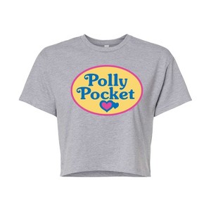 Women's - Polly Pocket - Polly Pocket Color Logo Cropped Graphic T-Shirt - 1 of 4