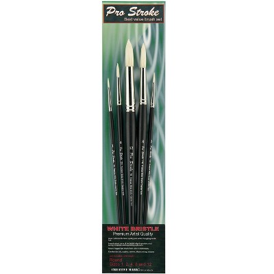 Creative Mark Pro-Stroke Powercryl Short Handle Brush Set of 12