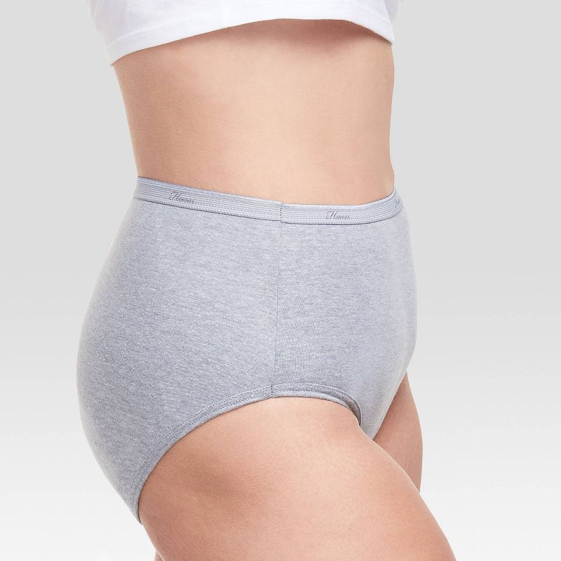 Hanes Women's Core Cotton Briefs Underwear 6pk - Multi, 5 of 6