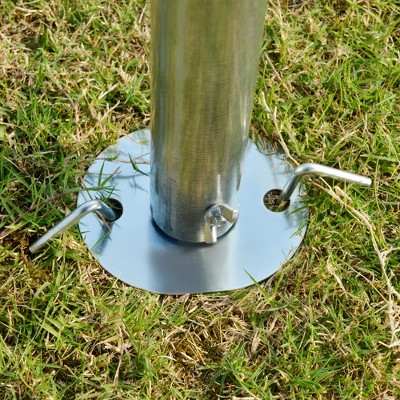 Gray 10' x 20' Portable Galvanized Steel Carport Kit