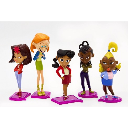 Disney Proud Family Penny Proud & Crew Pack Figures Topper Zoey Dijonay New