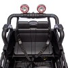 TopComfy Baby Walkers Kids Ride On Car Large Seat Two Wheel Drive Rear Suspension Storage Portable Pull Rod for Kids, Black, 44.09"*26.57"*14.17" - 3 of 4
