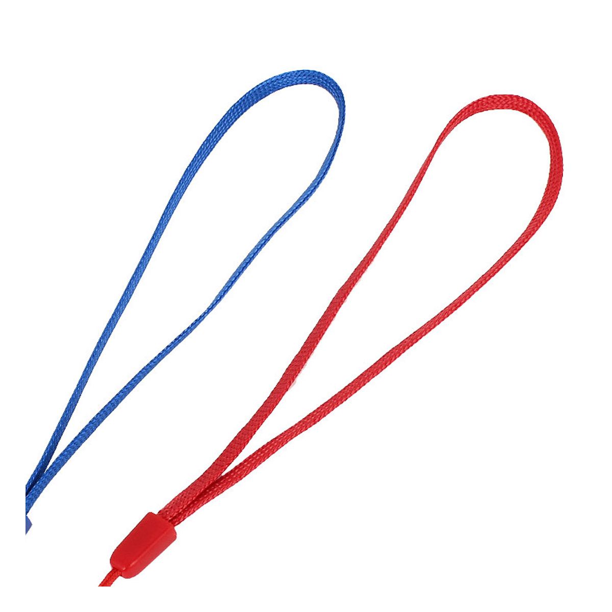Unique Bargains 2 Pieces Red Blue Hand Wrist Strap Lanyard String 19cm Length for Mobile Phone - thumbnail 5