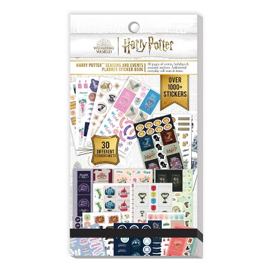 Wizarding World Harry Potter 1000ct Seasons and Events Planner Sticker Book: Agenda & Character Stickers, 30 Sheets