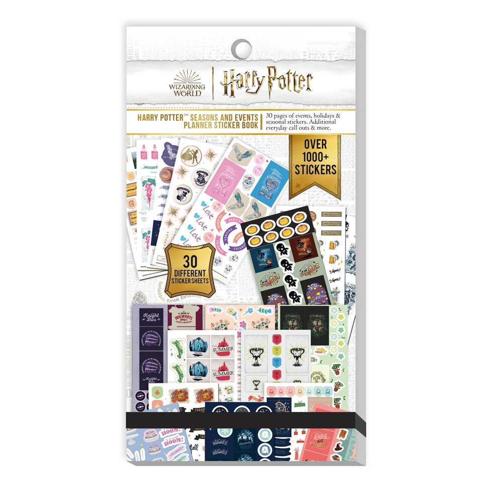 Photos - Creativity Set / Science Kit Wizarding World Harry Potter 1000ct Seasons and Events Planner Sticker Book: Agenda & Character Stickers, 30 Sheets