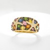 Ross-Simons 3.50 ct. t.w. Multicolored Sapphire and .24 ct. t.w. Diamond Starfish Ring in 14kt Gold - 4 of 4