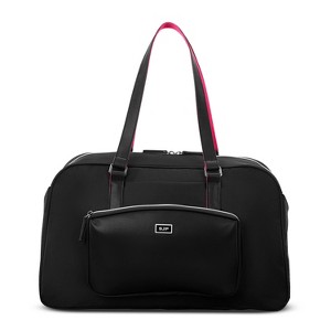 Sarah Jessica Parker Convertible RFID Weekender Bag with Removable Strap Garment Bag - Black - 1 of 4
