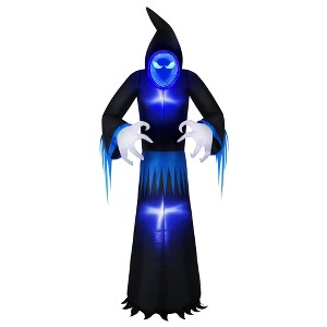 Occasions 8' INFLATABLE INFINITY MIRROR REAPER, 8 ft Tall, Multicolored - 1 of 4