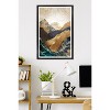 Trends International Reinders: Abstract - Autumn Mountains Framed Wall Poster Prints Black Framed Version 22.375" x 34" - 2 of 4