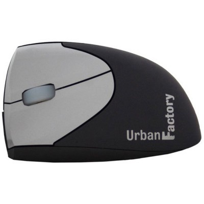 Urban Factory Ergo Mouse - Optical - Cable - USB - 1600 dpi - Scroll Wheel