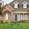 Big Dot of Happiness Shamrock St. Patrick's Day - Hat, Rainbow Lawn Decorations - Outdoor Saint Paddy's Day Party Yard Decorations - 10 Piece - 2 of 4