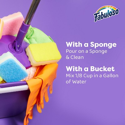 Fabuloso Pineapple Liquid All-Purpose Cleaners - 56oz: Multi-Surface, Furniture, Floor Usage