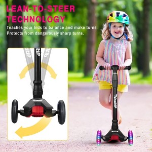Scooters for Kids Ages 3-5, Kick Scooter for Boys Girls, 4 Adjustable Height,3 Light Up Wheels, Outdoor Activities for Toddlers from 3 to 12 Years Old - 1 of 4