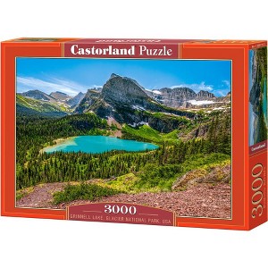 3000 Piece Jigsaw Puzzle, Grinnell Lake, Glacier National Park, USA, Majestic landscape, Adult Puzzle, Castorland C-300716-2 - 1 of 4