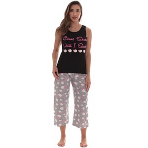 Just Love 100% Cotton Capri and Pant Sets Women Sleepwear - PJ Set - 1 of 3