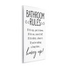 Stupell Industries Minimal Bathroom Rules Sign Hurry Up Humor, 15" x 10" - 3 of 4