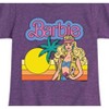 Girls' - Barbie - Cali Sunset Barbie- Girls Fitted Short Sleeve Graphic T-Shirt Fitted Short Sleeve Graphic T-Shirt - 2 of 4