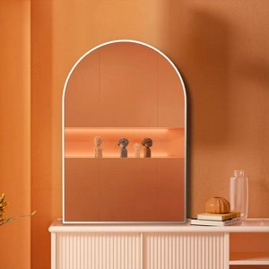 NicBex Metal Framed Mirrors, 24x32 Inch Wall Mirror Farmhouse Wall Mounted Rectangle Mirror for Bathrrom Bedroom Decor - 1 of 4