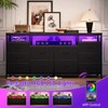 10 Drawer Dresser TV Stand for 65 70 75 Inch TV, 63" W Long Wide Chest of Drawers, Fabric Storage Organizer Drawer Unit - 4 of 4