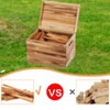15 Lbs Fatwood Fire Starter Sticks with Wooden Box, Natural Pine Kindling for Fireplace, Campfire, Stove & Grill | Easy-Light, Long-Lasting - 4 of 4