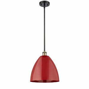 Plymouth Dome - 1 Light Stem Hung Pendant In Industrial Style-12.75 Inches Tall and 12 Inches Wide - 1 of 1