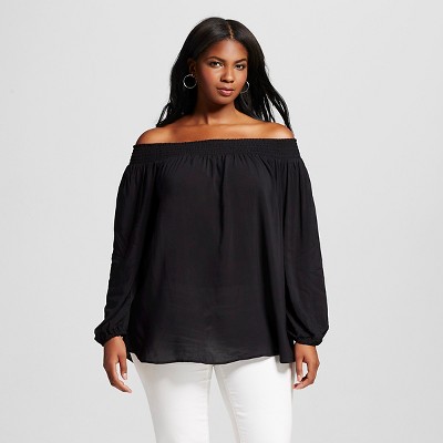 black off the shoulder top target