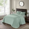 Sapphtopaz 3-Piece Reversible Quilt Set, Cottage-Inspired Stitch Pattern Sheet Set, Bedding Comforter Set for Women, Men, Kids & Teens - 3 of 4