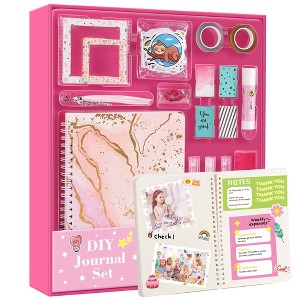 Belatt DIY Journal Kit for Girls - Birthday & Christmas Gift for Ages 8-12, Scrapbook & Diary Set for Creativity, Mindfulness & Self-Expression - 1 of 4
