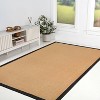 JONATHAN Y Camden Farmhouse Cottage Border Jute Area Rug - 4 of 4