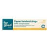 GOOD FOOD FOR GOOD Zipper Sandwich Bags - Case of 6/25 ct - image 2 of 4