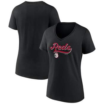 MLB Cincinnati Reds Women's V-Neck Core T-Shirt