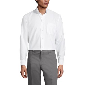 Lands' End School Uniform Men's Long Sleeve Oxford Dress Shirt - 1 of 4