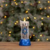 Hanukkah Candle Snow Globe 9.5"H - 2 of 2