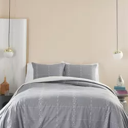Nourison Dreamscape DSC01 3 Piece Full/Queen Comforter Set - Grey