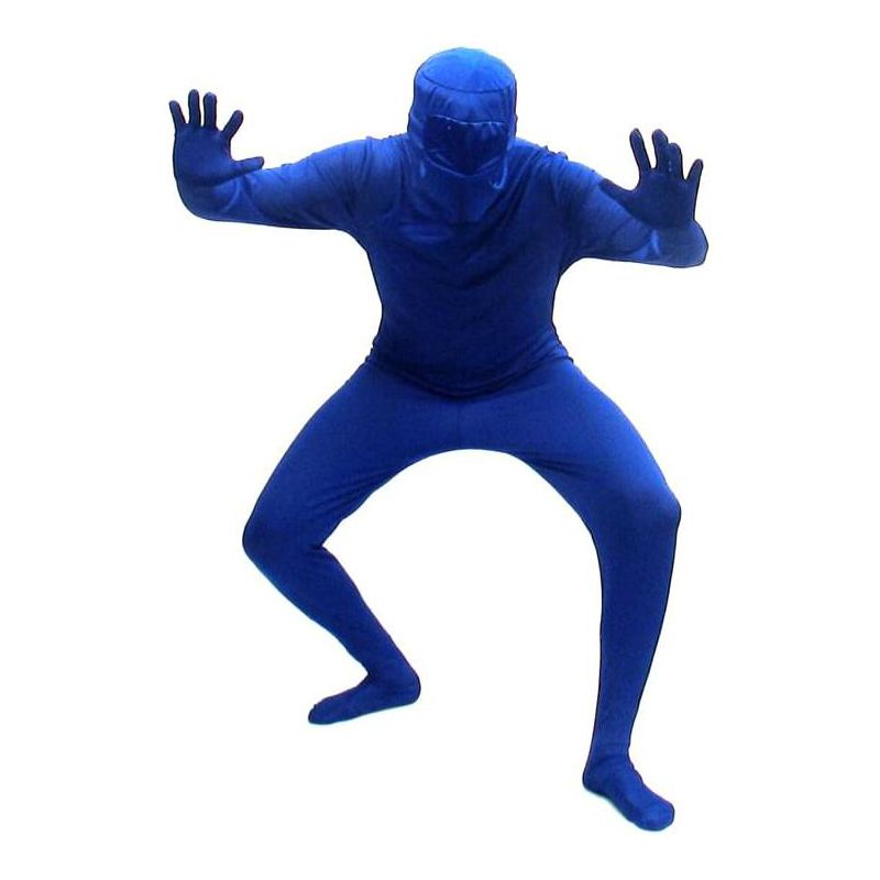Seasonal Visions Blueman Bodysuit Costume Adult, 1 of 2