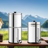 VEVOR Gravity-fed Water Filter System, 2.25G 304 Stainless-Steel Countertop System, Water Filtration System, Reduces Lead and up to 99% - 2 of 4