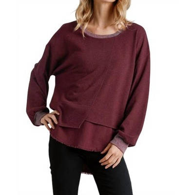 Women's Layered Frayed Hem Top - umgee