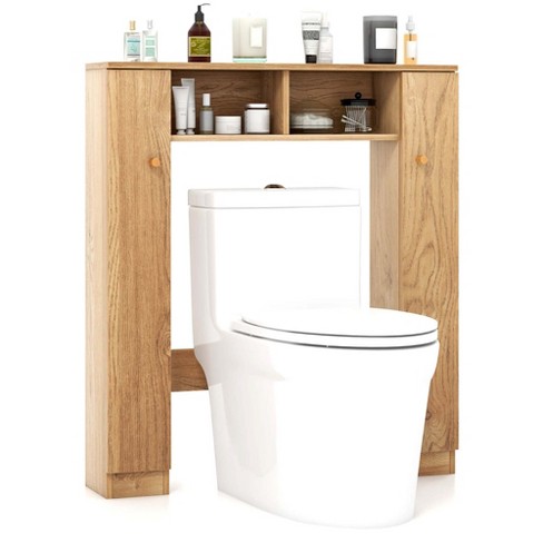 4-Tier Freestanding Over the Toilet Storage Rack - Costway