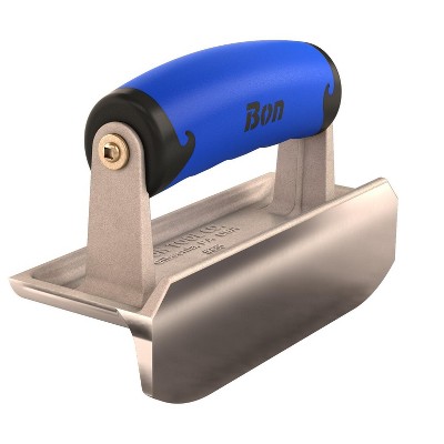 Bon Tool 88-336 Edger - BulletStainless Steel 6-inch X 2 1/4-inch Lip 1-inch X 1/4-inch Comfort Grip Handle