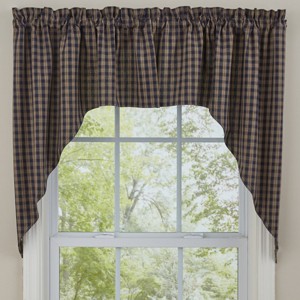 Park Designs Buffalo Check Lined Gathered Swags - 1 of 4