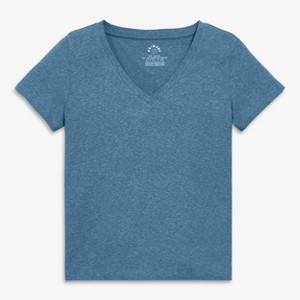 Primary Adult Heathered Easy V-Neck Tee (Women's Fit) - 1 of 4